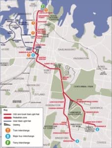 Sydney Light Rail Map
