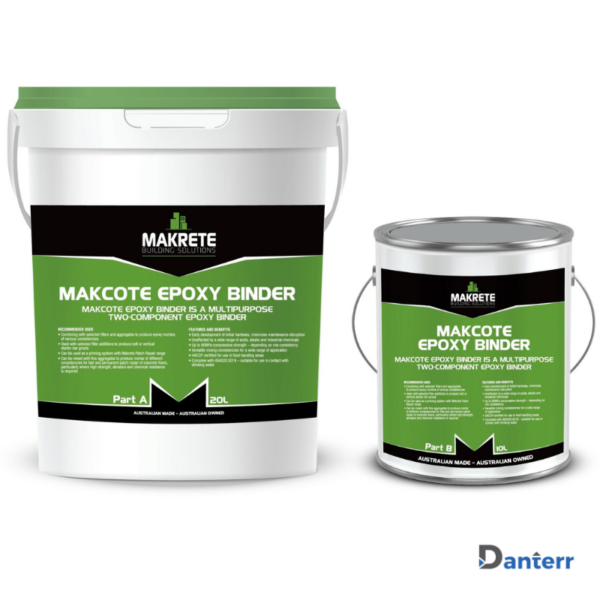 Makcote Epoxy Binder is a high-performance, two-component, low viscosity epoxy resin system designed for a variety of construction and repair applications.
