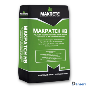 Makpatch HB polymer modified high build repair mortar for vertical and overhead repairs