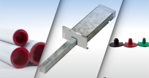 Concrete jointing sleeves, including Speed Sleeves, Flange Dowel Boxes, and Speed Sleeve Nailing Plates.