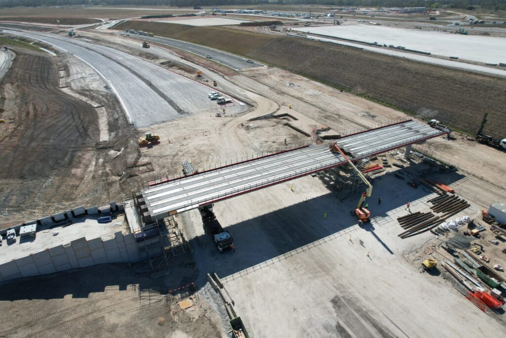 Ongoing construction at Western Sydney Airport